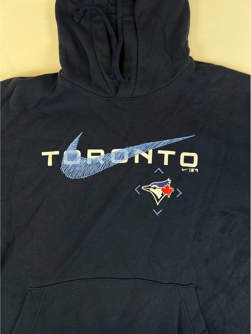 Nike Toronto Blue Jays Mens XL Blue Pullover Hoodie MLB Baseball Sweatshirt - Picture 8 of 11